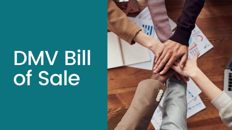 DMV Bill of Sale