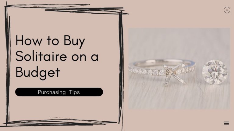 How to Buy Solitaire on a Budget