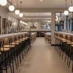 Industrial Bar Stools with Backrests for Enhanced Guest Comfort 