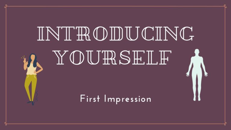Introducing Yourself