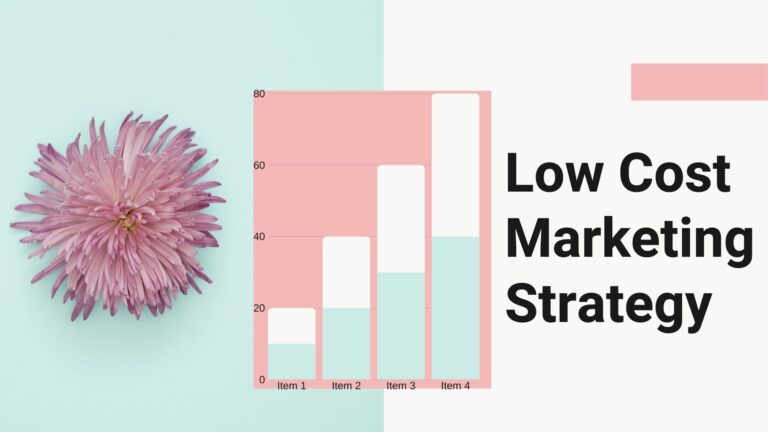 Light Blue and Coral Marketing Strategy Presentation