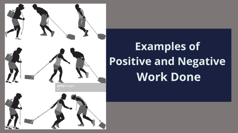 10 Examples Of Positive And Negative Work Done Monomousumi 