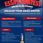 Monthly essay writing contest