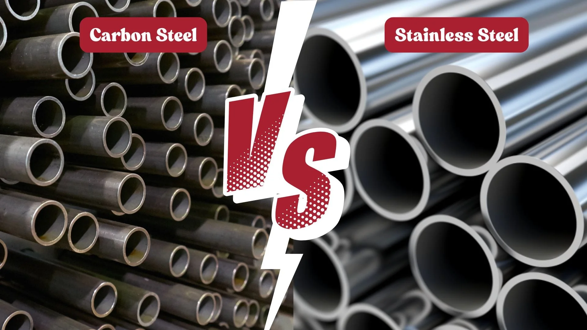 Steel vs Stainless Steel vs Carbon Steel