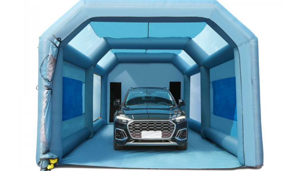 Paint booth inflatable automotive