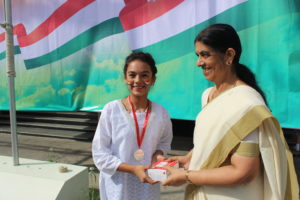 pragati with principal madam