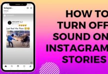 turn off sound on Instagram stories